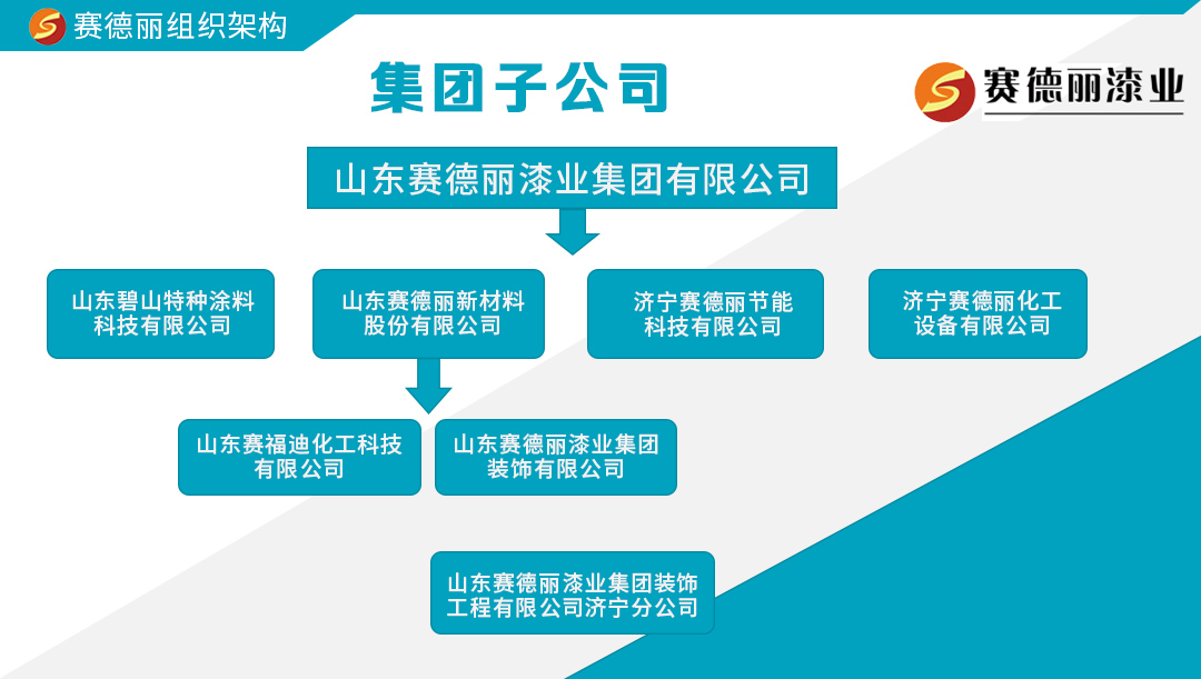 賽德麗集團組織架構